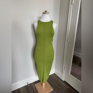 Green forever 21 bodycon midi Dress